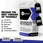 Magnesium Glycinate Supplement | Vegan Capsules | My Dailys Health Wellness