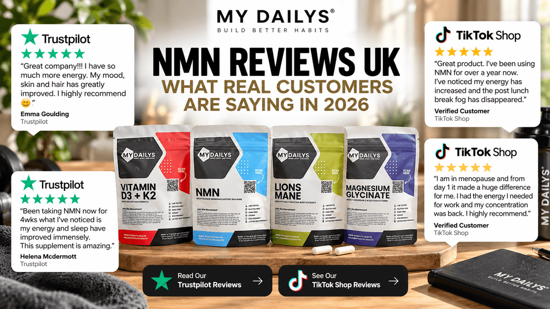 My Dailys NMN reviews UK 2026 from verified Trustpilot and TikTok Shop customers