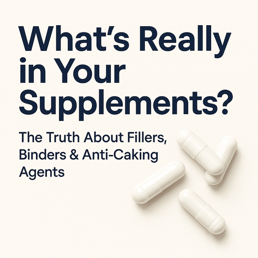 What’s Really in Your Supplements? The Truth About Fillers, Binders & Anti-Caking Agents