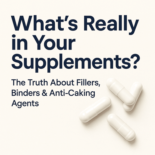 What’s Really in Your Supplements? The Truth About Fillers, Binders & Anti-Caking Agents