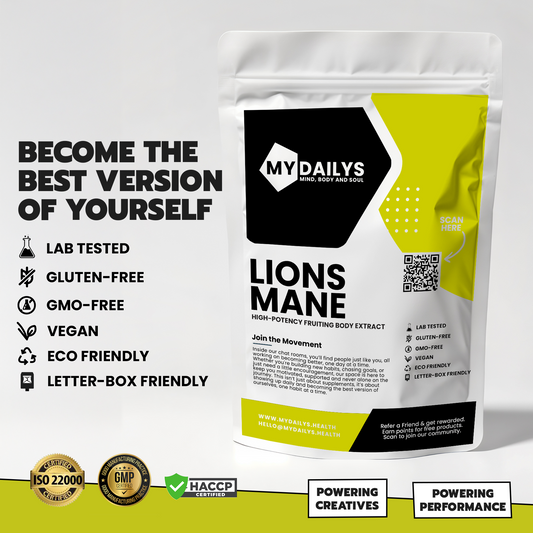 Lions Mane | Vegan Capsules | My Dailys Health Wellness