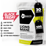 Lions Mane Supplement | Vegan Capsules | My Dailys Health Wellness