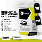 Lions Mane Supplement | Vegan Capsules | My Dailys Health Wellness