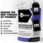 Magnesium Glycinate Supplement | Vegan Capsules | My Dailys Health Wellness