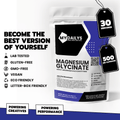 Magnesium Glycinate Supplement | Vegan Capsules | My Dailys Health Wellness