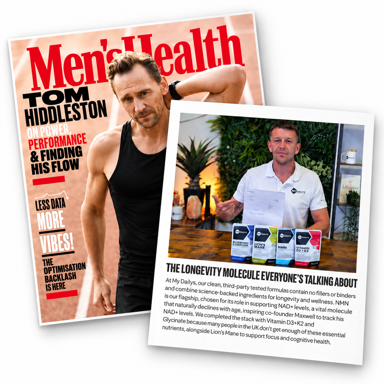 My Dailys featured in Men's Health magazine