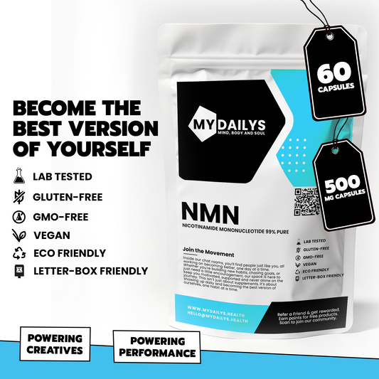 NMN Supplement | Vegan Capsules | My Dailys Health Wellness