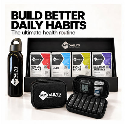 Pill Organiser 7 Day Supplement Travel Bag Morning Afternoon and Night