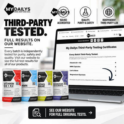 My Dailys Focus & Sleep Bundle – Lion’s Mane & Magnesium Glycinate Supplements