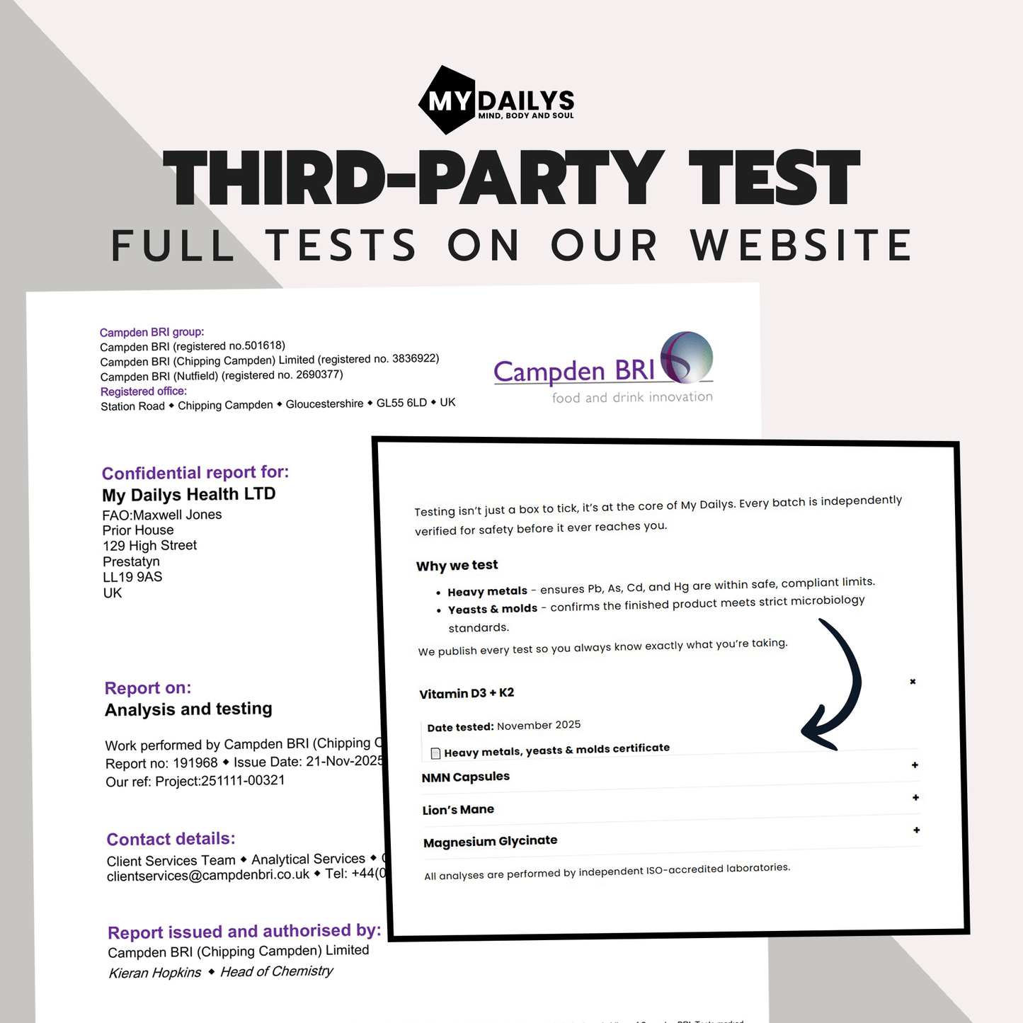 My Dailys Stack – Anti Aging & Longevity Supplements for Focus, Energy & Daily Wellness