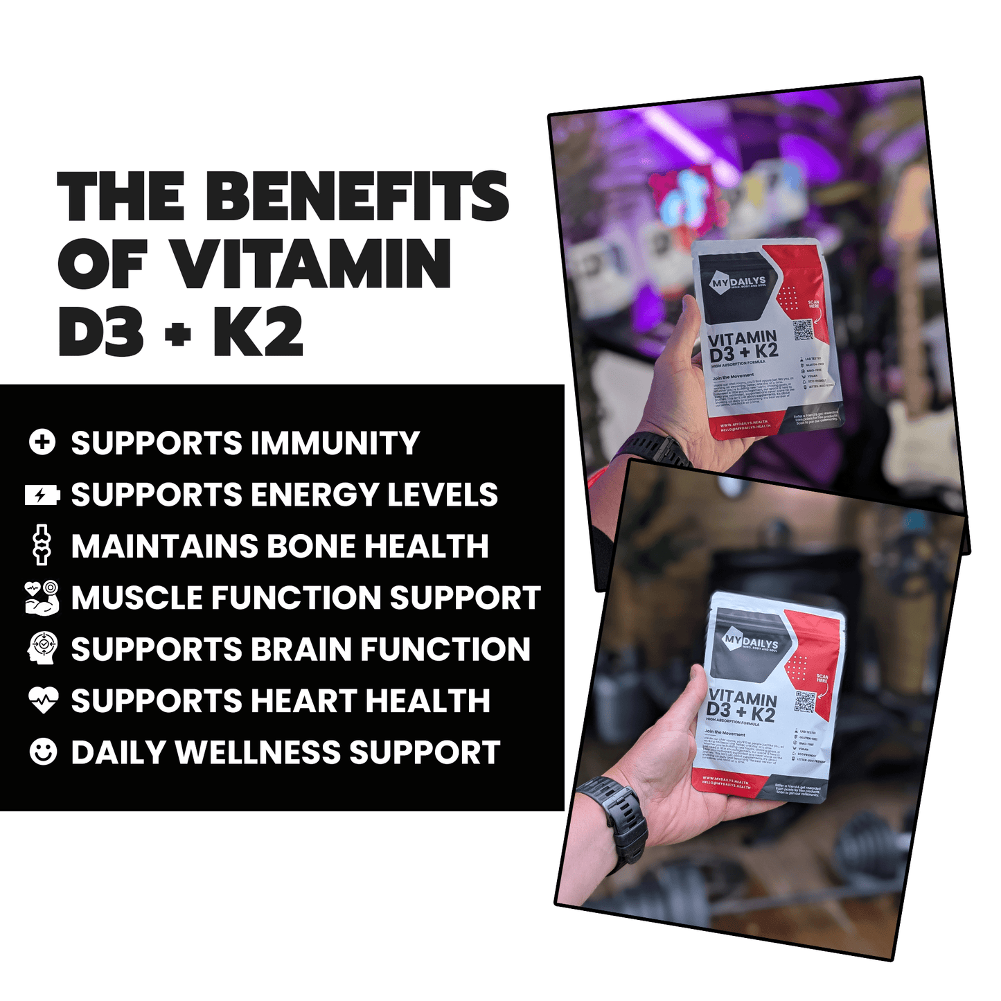 My Dailys Stack – Anti Aging & Longevity Supplements for Focus, Energy & Daily Wellness