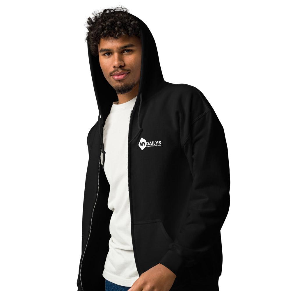 My Dailys Unisex Zip Hoodie image 2