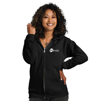 My Dailys Unisex Zip Hoodie image 3