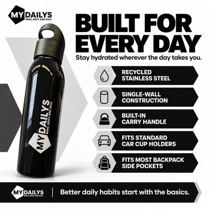 Stainless Steel Water Bottle by My Dailys
